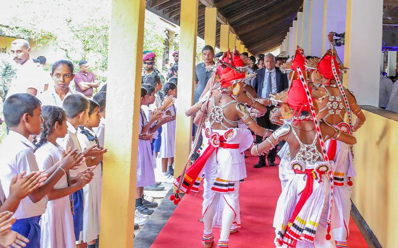 2024 ජුලි 26 දින පාසලට  ජනාධිපතිතුමන්ගේ සම්ප්‍රාප්තිය 